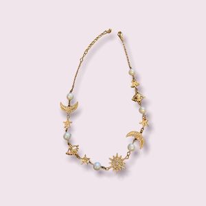 Beautiful choker with stars and moons